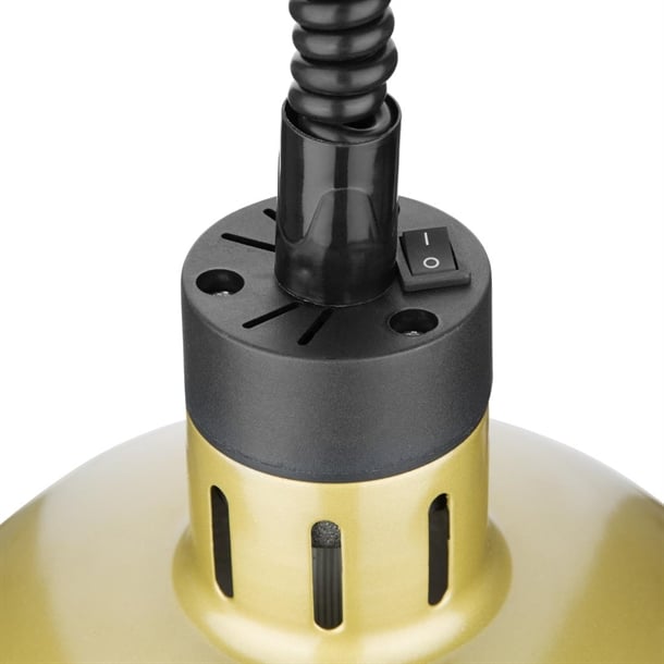 Buffalo Retractable Dome Heat Shade Pale Gold Finish dy462