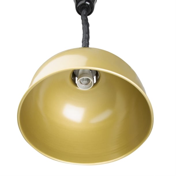 Buffalo Retractable Dome Heat Shade Pale Gold Finish dy462
