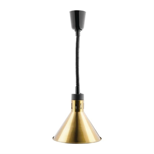 Buffalo Conical Retractable Heat Shade Pale Gold Finish dy465
