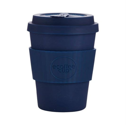 ecoffee Cup Reusable Coffee Cup Dark Energy Navy 12oz dy491