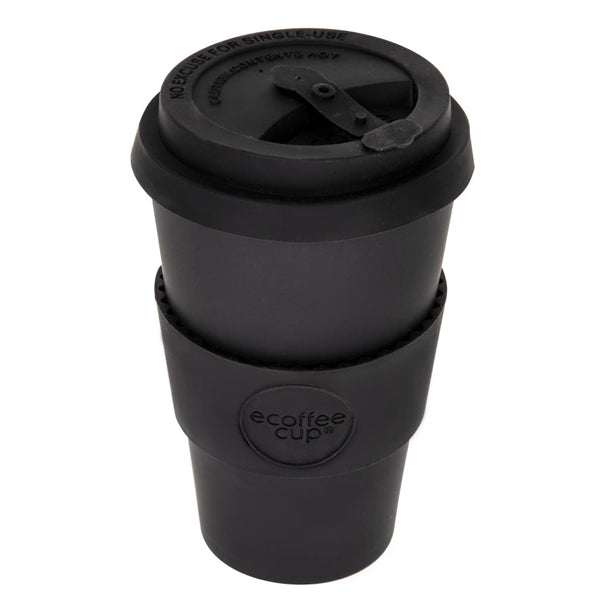 ecoffee Cup Reusable Coffee Cup Kerr & Napier Black 14oz dy493