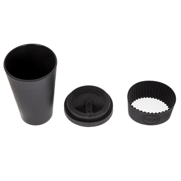 ecoffee Cup Reusable Coffee Cup Kerr & Napier Black 14oz dy493