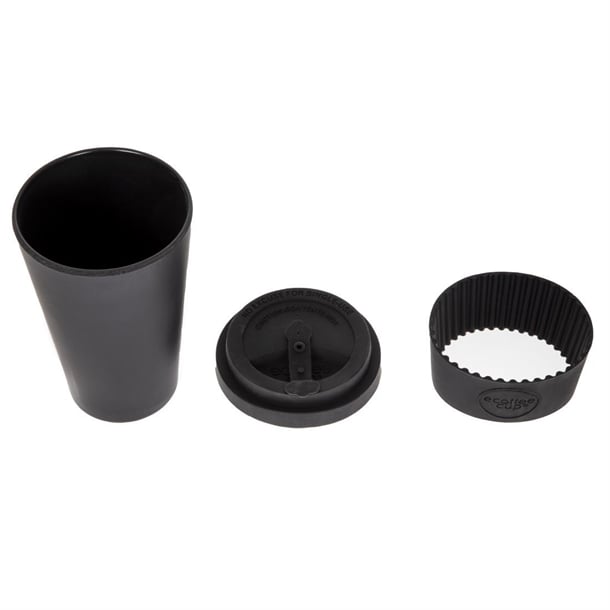 ecoffee Cup Reusable Coffee Cup Kerr & Napier Black 14oz dy493