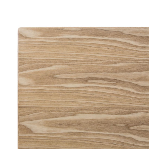Bolero Pre-drilled Square Table Top Natural Ash Veneer 700mm dy717