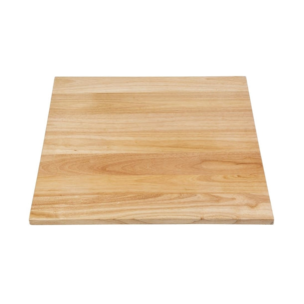 Bolero Pre-Drilled Square Table Top Natural 700mm dy737