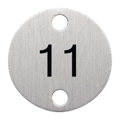 Olympia Table Numbers Silver (11-15) dy772