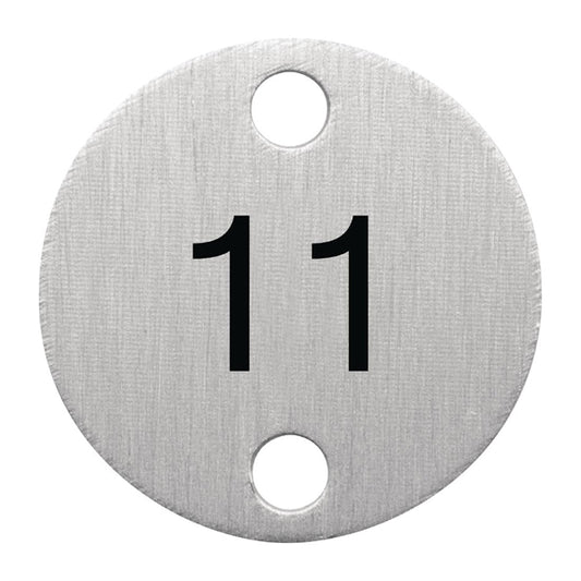 Olympia Table Numbers Silver (11-15) dy772