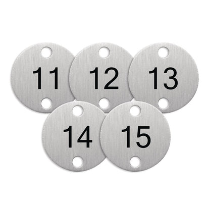 Olympia Table Numbers Silver (11-15) dy772