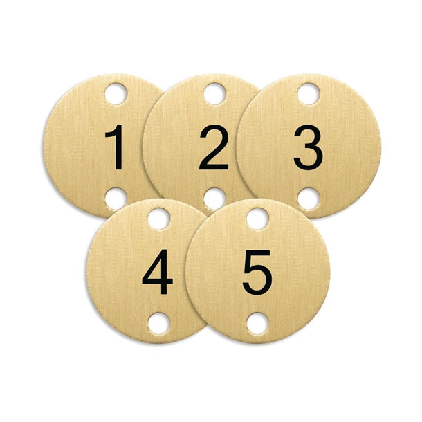 Olympia Table Numbers Bronze (1-5) dy774