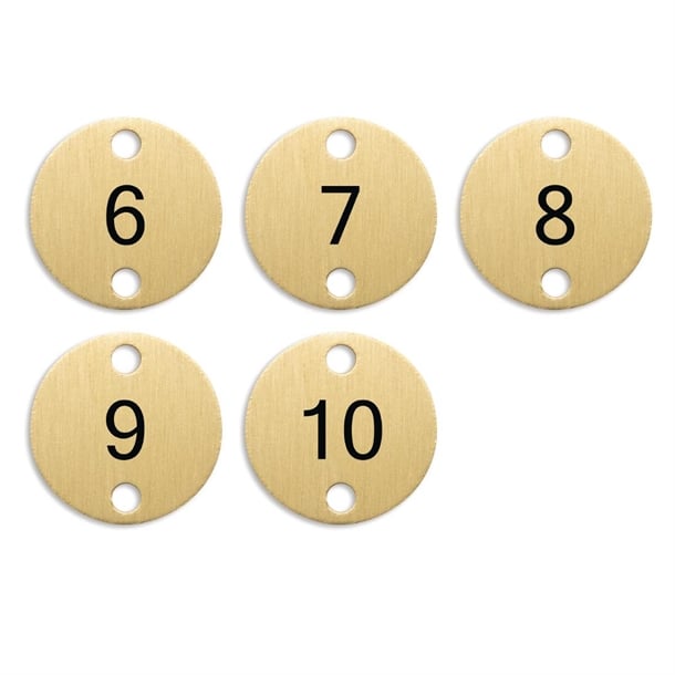 Olympia Table Numbers Bronze (6-10) dy775