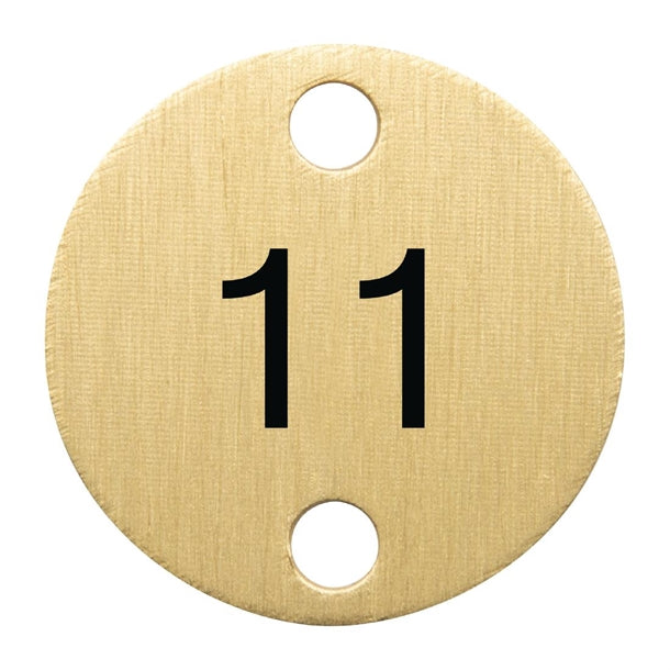 Olympia Table Numbers Bronze (11-15) dy776