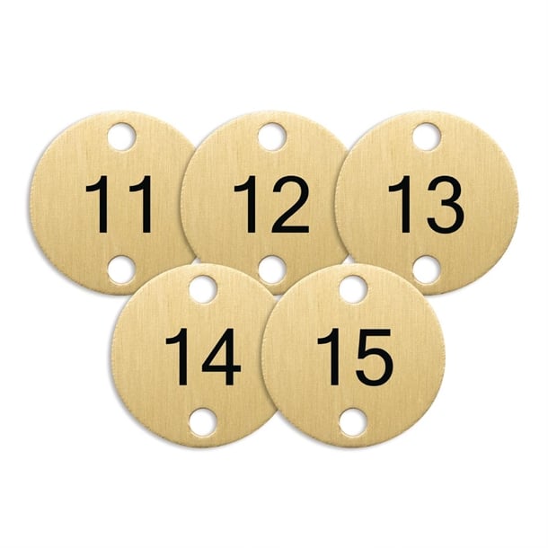 Olympia Table Numbers Bronze (11-15) dy776