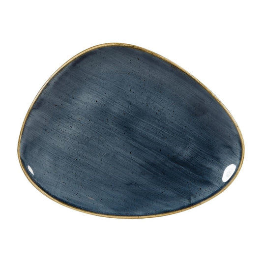 Churchill Stonecast Triangular Plates Blueberry 265mm (12 Pack) dy795