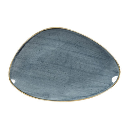 Churchill Stonecast Triangular Plates Blueberry 304mm (6 Pack) dy796