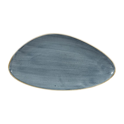 Churchill Stonecast Triangular Plates Blueberry 355mm (6 Pack) dy797