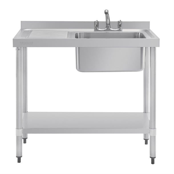Vogue Single Sink Left Hand Drainer p_dy821