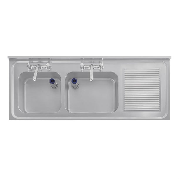 Vogue Double Sink Right Hand Drainer p_dy824