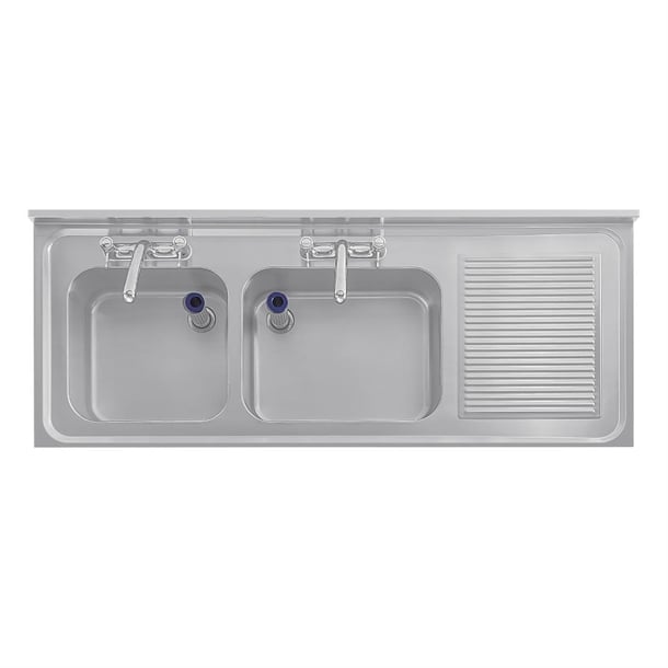 Vogue Double Sink Right Hand Drainer p_dy824