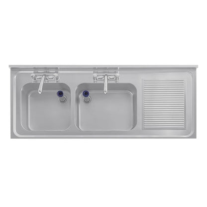 Vogue Double Sink Right Hand Drainer p_dy824