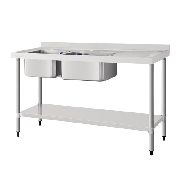 Vogue Double Sink Right Hand Drainer p_dy824