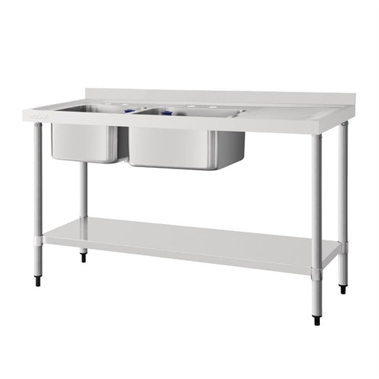 Vogue Double Sink Right Hand Drainer p_dy824