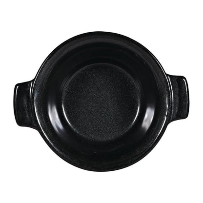 Churchill Black Igneous Stoneware Pie Dishes 140mm (6 Pack) dy926