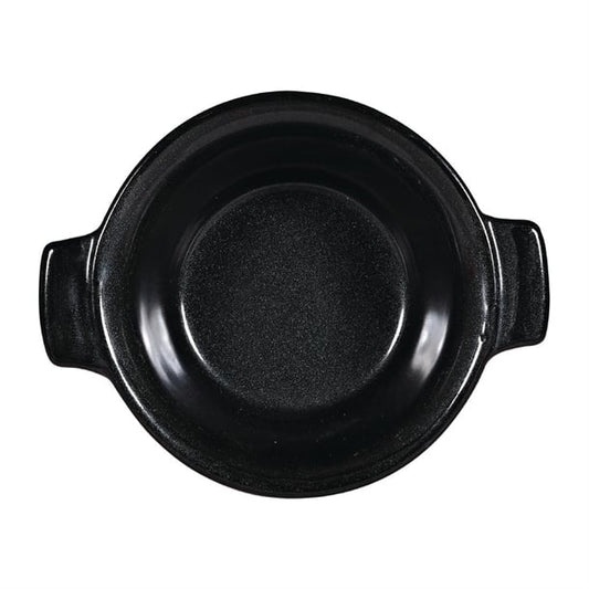 Churchill Black Igneous Stoneware Pie Dishes 140mm (6 Pack) dy926