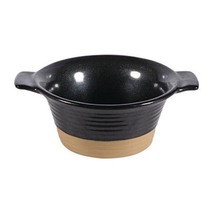 Churchill Black Igneous Stoneware Pie Dishes 140mm (6 Pack) dy926