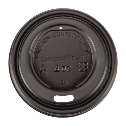 Fiesta Compostable Espresso Cup Lids 114ml / 4oz (50 Pack) dy982