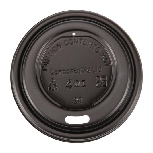Fiesta Compostable Espresso Cup Lids 114ml / 4oz (50 Pack) dy982