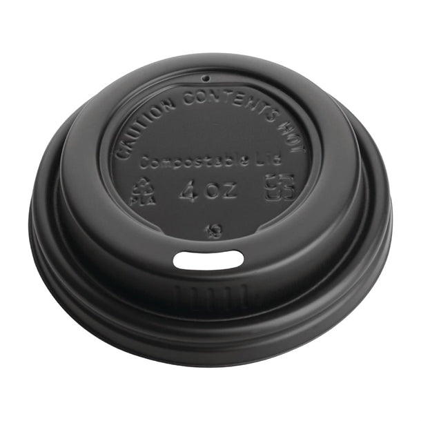 Fiesta Compostable Espresso Cup Lids 114ml / 4oz (50 Pack) dy982