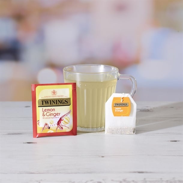 Twinings Lemon & Ginger Enveloped Tea Bags (240 Pack) dz462