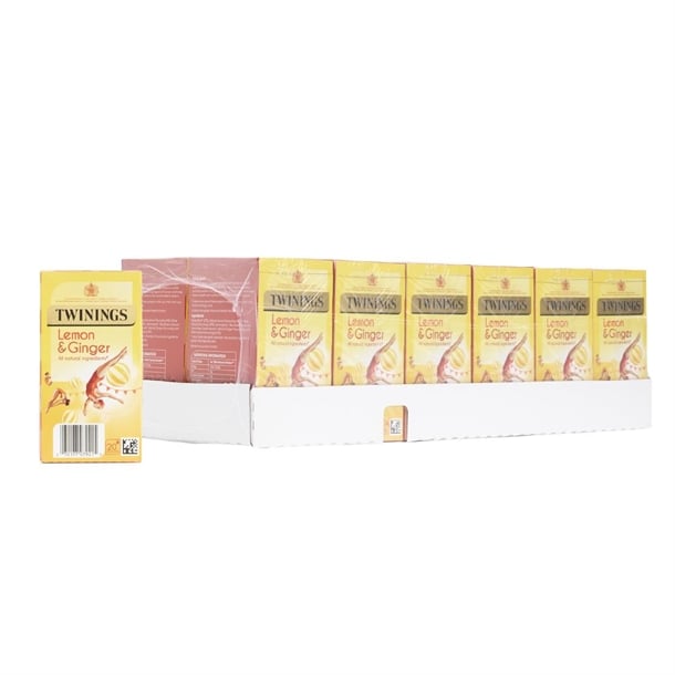 Twinings Lemon & Ginger Enveloped Tea Bags (240 Pack) dz462