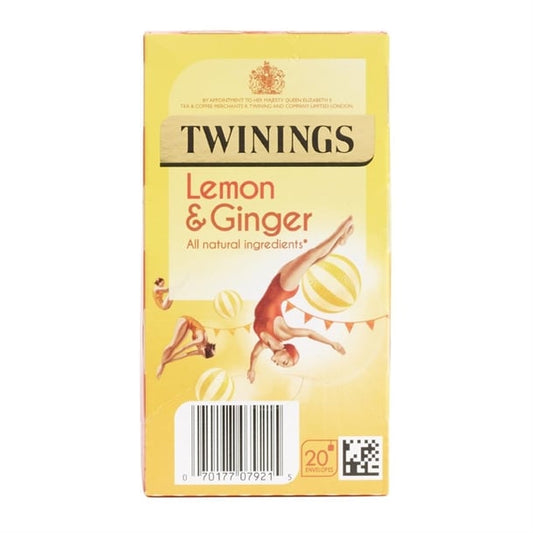 Twinings Lemon & Ginger Enveloped Tea Bags (240 Pack) dz462
