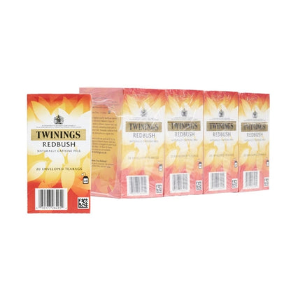 Twinings Redbush Tea Enveloped Tea Bags (80 Pack) dz466