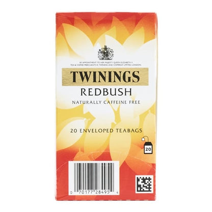 Twinings Redbush Tea Enveloped Tea Bags (80 Pack) dz466