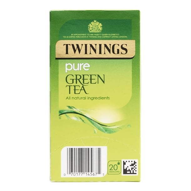 Twinings Pure Green Enveloped Tea Bags (12 packs of 20) dz467