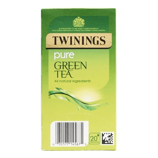 Twinings Pure Green Enveloped Tea Bags (12 packs of 20) dz467