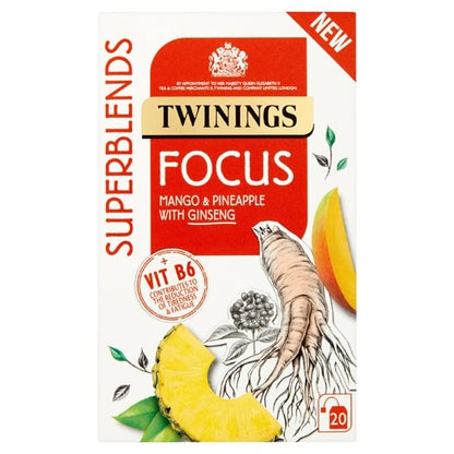 Twinings Superblends Focus Tea Bags (80 Pack) dz470