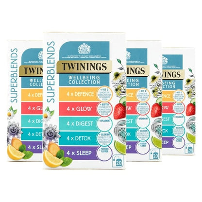 Twinings Superblends Wellbeing Collection Tea Bags (80 Pack) dz471