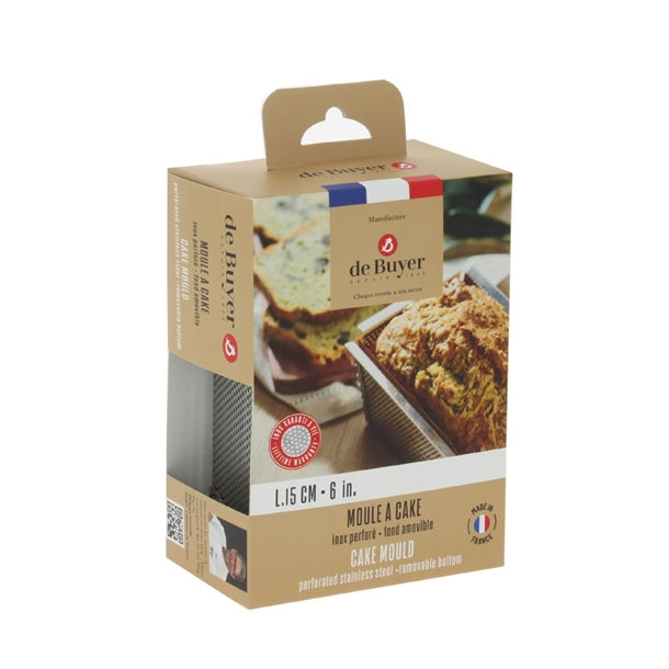 De Buyer Perforated Cake Mould With Removable Base 150mm dz737