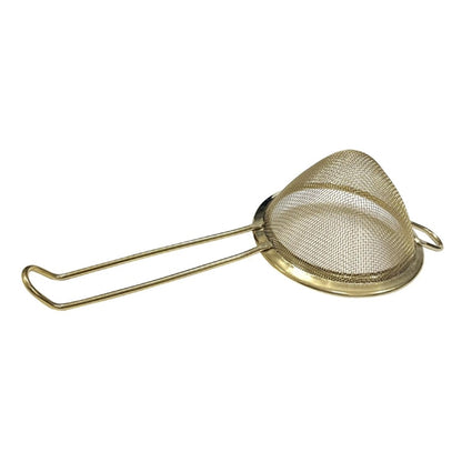 Beaumont Fine Mesh Strainer Gold Plated dz795