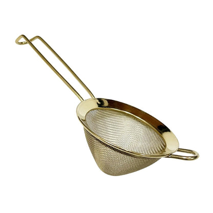 Beaumont Fine Mesh Strainer Gold Plated dz795