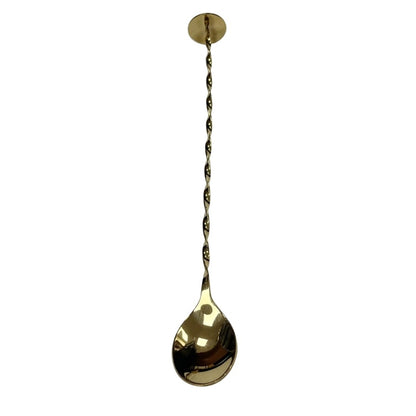 Beaumont Gold Plated Cocktail Spoon With Masher dz796