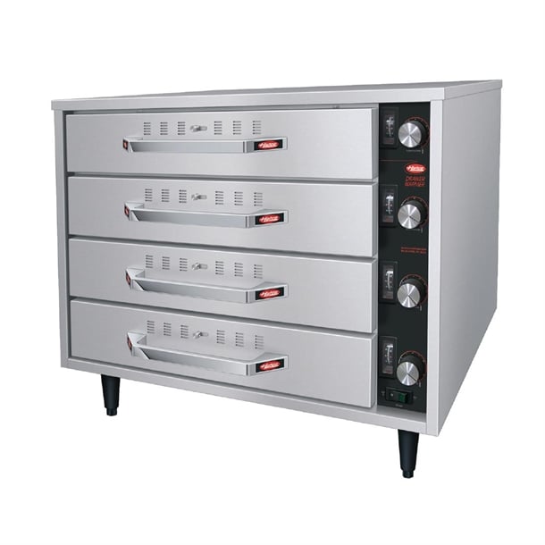 Hatco Warming 4 Drawer Freestanding Split Drawer Unit HDW-2R2 dz825
