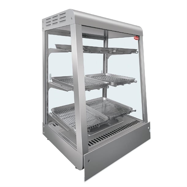 Hatco Glo-Max Countertop Heated Display Case Rear Sliding Glass Doors GMHDH-2PT dz832