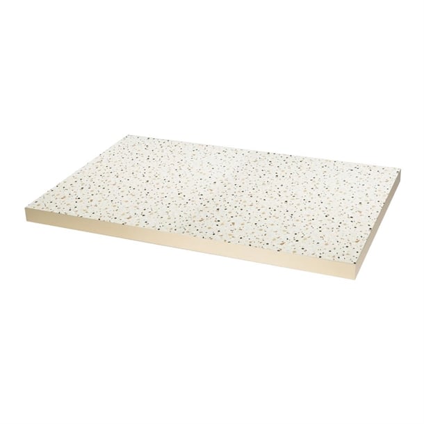 Bolero Terrazzo Style Rectangular Table Top 1100x700mm dz874