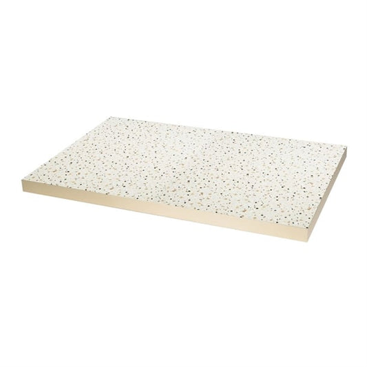 Bolero Terrazzo Style Rectangular Table Top 1100x700mm dz874