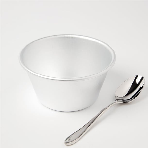 Vogue Aluminium Mini Pudding Basin 105ml-284ml p_e048