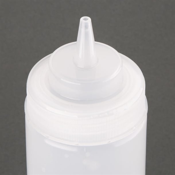 Vogue Clear Wide Neck Squeeze Sauce Bottle 16oz e092